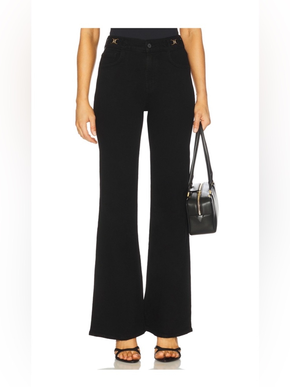 NWT Citizens of Humanity Kimberly Flare Horsebit Black 26